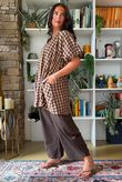 Bibi Gingham Pocket Tunic Naturals